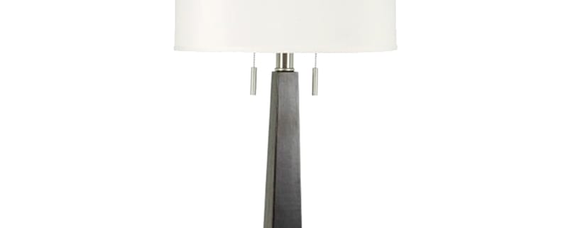 Wood Column Lamp